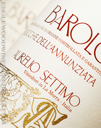 2019 Aurelio Settimo, Barolo Riserva Rocche dell'Annunziata