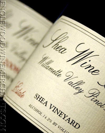 2021 Shea Vineyard, "Estate" Pinot Noir, Willamette Valley