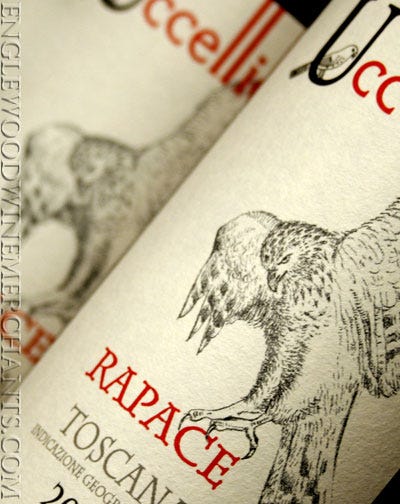 2022 Uccelliera, Rapace Toscana