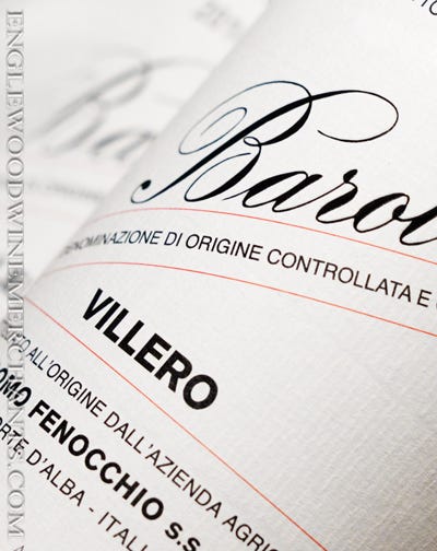 2018 Giacomo Fenocchio, "Villero" Barolo