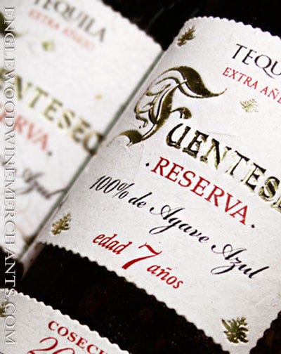 Fuenteseca Reserva, 5 Years, Extra Anejo Tequila