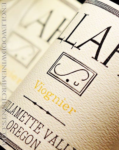 2021 Illahe, Viognier, Willamette Valley