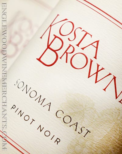 2018 Kosta Browne, Pinot Noir Sonoma Coast
