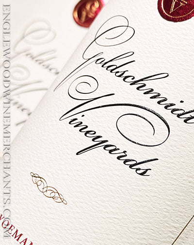 2022 Goldschmidt Vineyard, "Yoeman" Cabernet Sauvignon, Alexander Valley