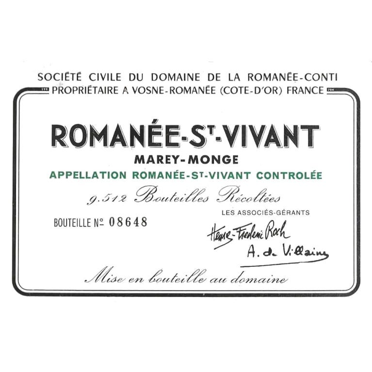 2015 Domaine de la Romanée-Conti, Romanee St. Vivant • OWC Six Pack • DRC