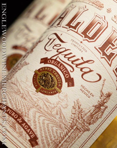 Aldez, "Reposado" Tequila, Organic