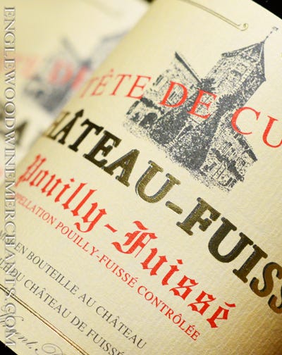 2021 Chateau Fuisse, "Tete de Cuvee" Pouilly Fuisse, Burgundy