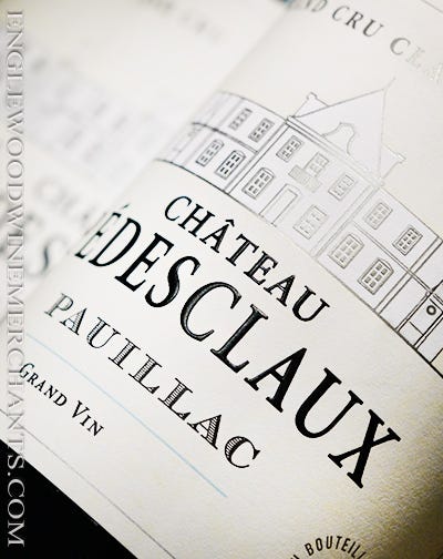 2016 Chateau Pedesclaux, Pauillac, Bordeaux