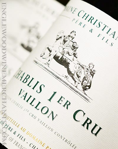2022 Christian Moreau, Chablis 1er Cru "Vaillon"