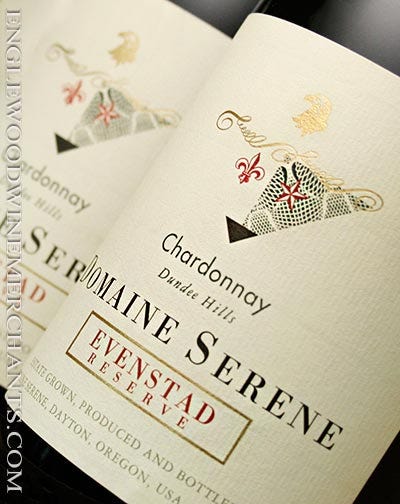 2017 Domaine Serene, "Evenstad Reserve" Chardonnay, Willamette Valley