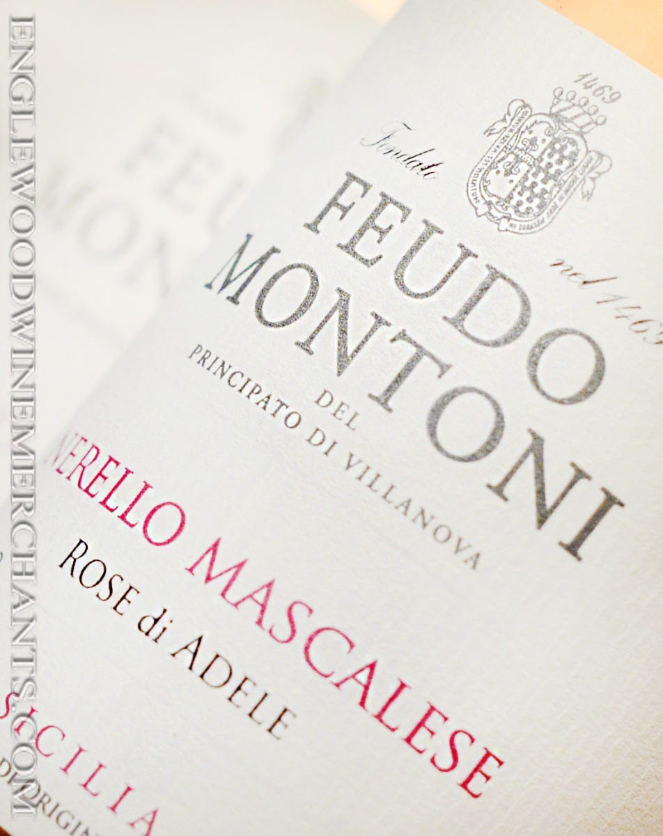 2024 Feudo Montoni, "Rosé di Adele" Nerello Mascalese