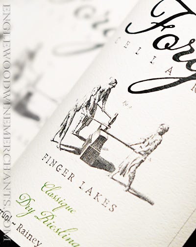2017 Forge Cellars, "Classique" Dry Riesling, Finger Lakes