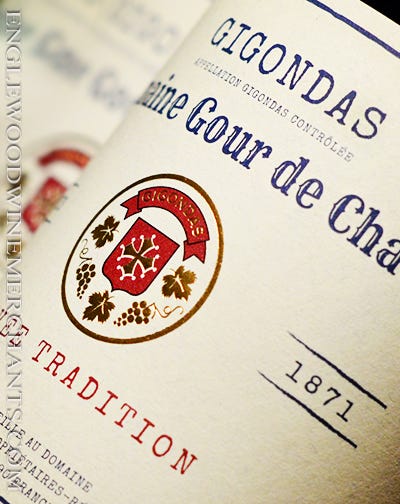 2020 Domaine Gour de Chaule, Gigondas "Cuvee Tradition"