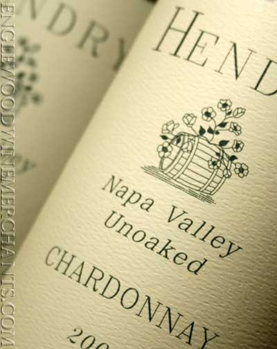 2022 Hendry, Unoaked Chardonnay, Napa Valley