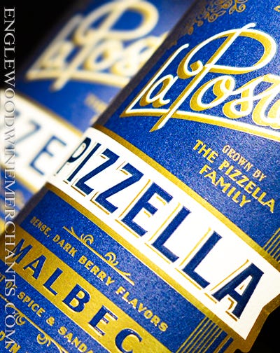 2020 La Posta, "Pizzella" Malbec