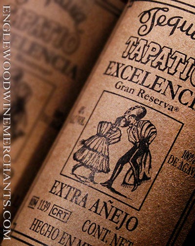 Tapatio, "Extra Anejo" Tequila, Excelencia Gran Reserva