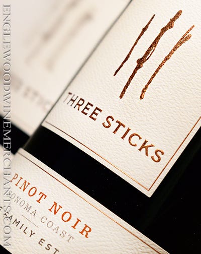 2021 Three Sticks, Pinot Noir "Price Family Estates" Sonoma Coast