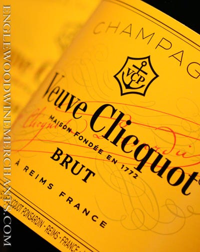 Veuve Clicquot, Brut "Yellow Label" Champagne