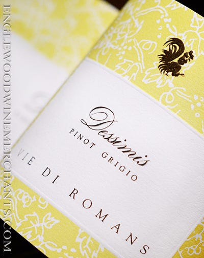 2022 Vie di Romans, "Dessimis" Pinot Grigio, Friuli-Venezia